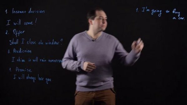 АНГЛИЙСКИЙ ЯЗЫК 7 класс: Различия между Future Simple, be going to, Present Continuous.