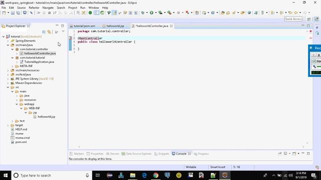Spring Boot | Hello World Tutorial |-(JAVA) смотреть онлайн