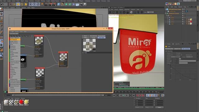 cinema 4d tutorial 01 - Mix 3 materials in octane node смотреть онлайн