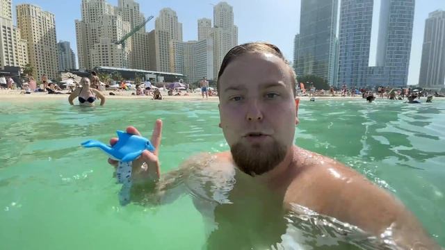 Дубай. Пляж JBR. Цены на транспорт. Самое высокое колесо обозрения. Отдых ОАЭ смотреть онлайн