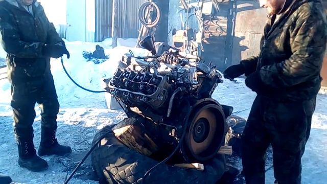 ЯМЗ-236 первый запуск после переборки смотреть онлайн