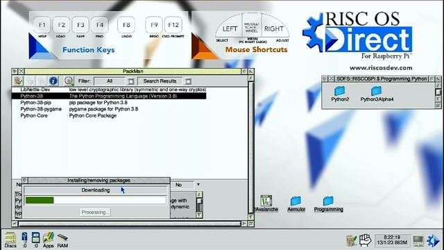 Configure RISC OS and install Python from scratch. смотреть онлайн