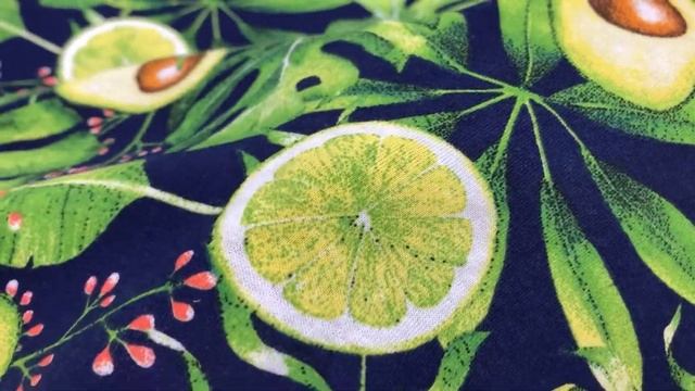 Трикотаж Кулирная гладь "Тропическое наслаждение", ш.1.8м, Карде, хлопок-100%, 140гр/м.кв АРТ 01754 смотреть онлайн