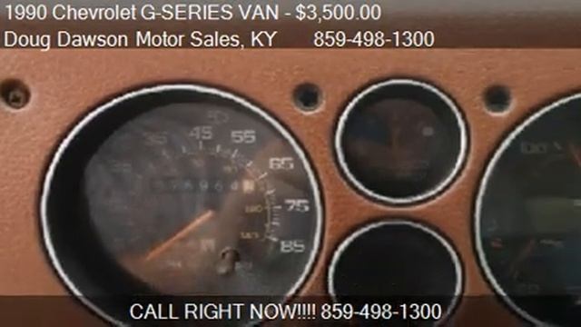 1990 Chevrolet G-SERIES VAN G30 CAB-CHASSIS for sale in Moun смотреть онлайн