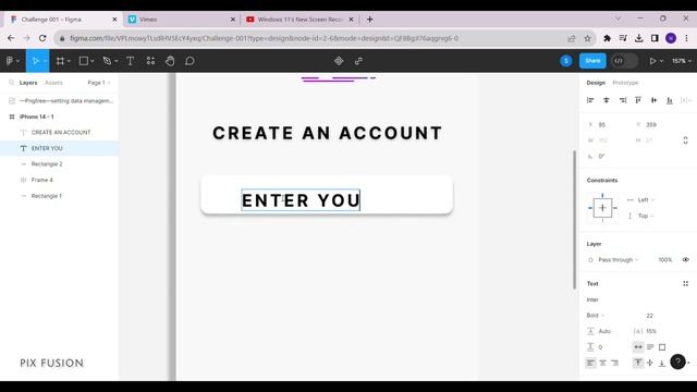 How To Make Registration Form Design Using Figma Step By Step смотреть онлайн