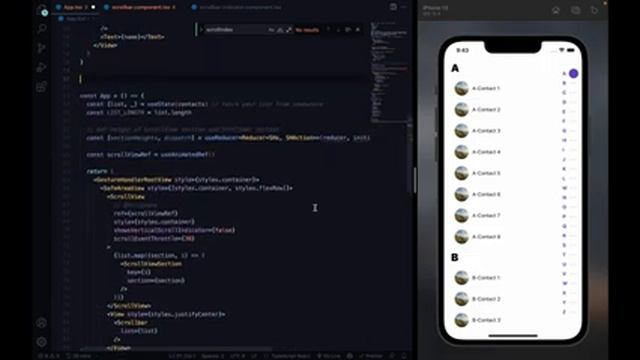 React Native | Reanimated 2 | Custom Animated Scrollbar смотреть онлайн