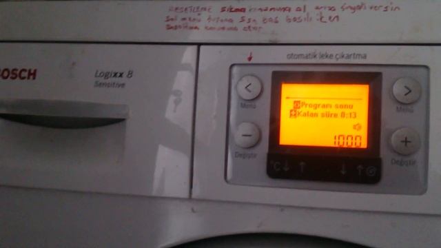 Bosh Logixx 8 Sensitive Resetleme