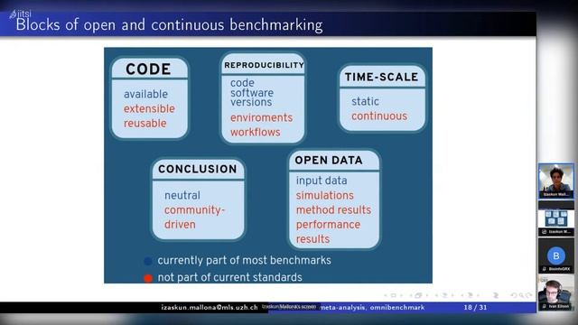 How do we benchmark? A meta-analysis | BioInfoGRX (RSG Spain Granada) смотреть онлайн