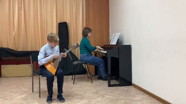 В. Андреев. Мазурка № 3. Исполняет Шурхаев Артем, 4 класс. смотреть онлайн