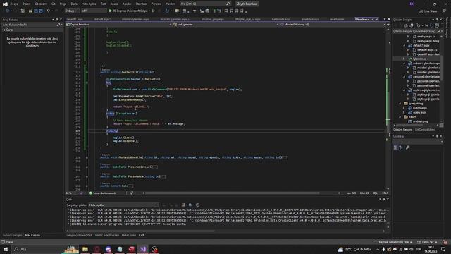 Try Catch Finally ile hata kontrolü yapımı - Nesne Tabanlı Programlama - ALTINOLUK MYO смотреть онлайн