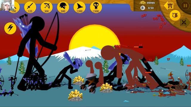 UNLOCK ARMY GIANT BOSS ICE VS X99 HUGE GIANT ZOMBIE LEVEL MAX | STICK WAR LEGACY смотреть онлайн