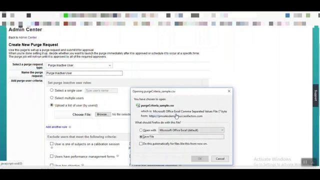 SAP SuccessFactors: Purging old data from the system смотреть онлайн