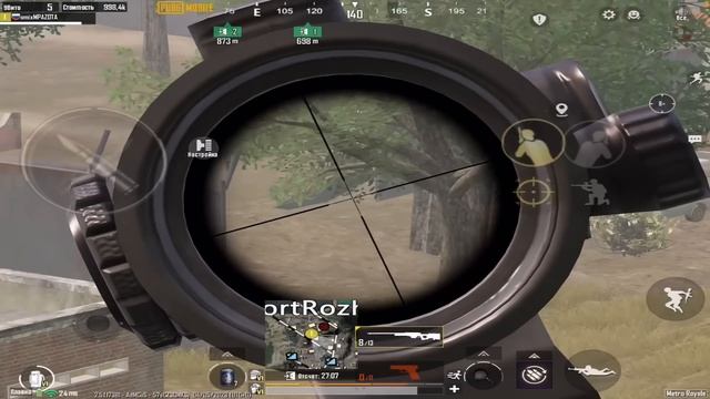 СОЛО с ЗОЛОТЫМ АВМ! РАЗВАЛ 3 карты! ФАРМИМ 6 СЕТЫ в METRO ROYALE! смотреть онлайн