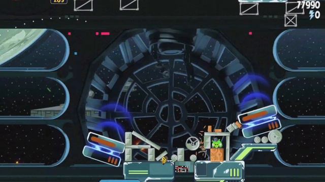 Angry Birds Star Wars 6-17 Death Star 2 Walkthrough 3 Stars смотреть онлайн