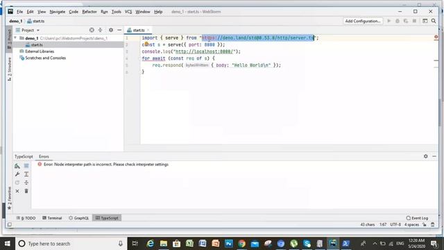 Deno js in 10 minutes - [What is deno js, Introduction & Hello World ], Node js vs Deno Js смотреть онлайн