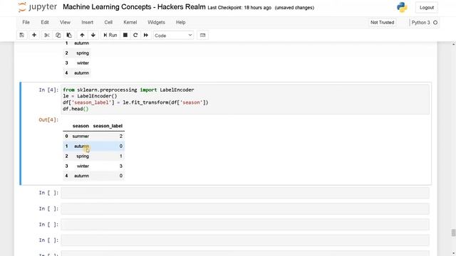 How to perform Label Encoding for Categorical Attributes | Python смотреть онлайн