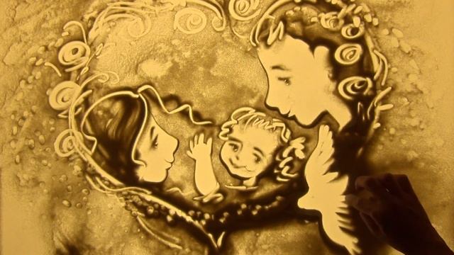 Рисование песком и успехи к дню рождения Джоэл смотреть онлайн
