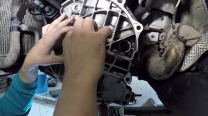 Замена заднего сальника коленвала Peugeot 307