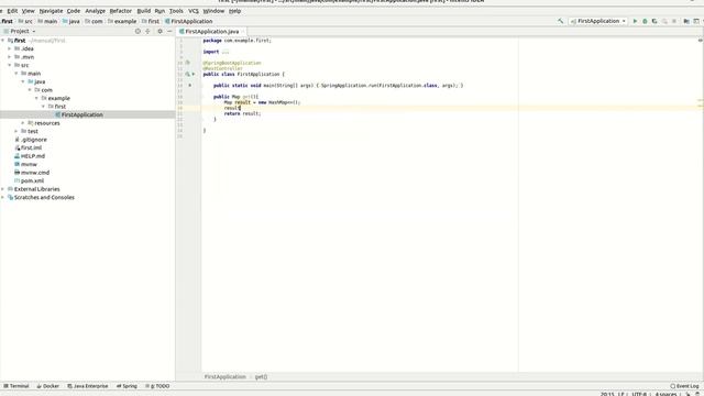 Первый проект Spring Boot смотреть онлайн