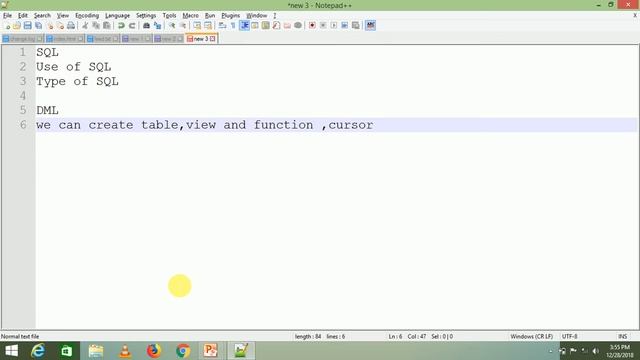 SQLBasic type of SQL. DDL,DML and DCL смотреть онлайн