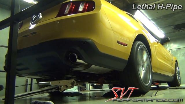 SVTPerformance.com 2012 Mustang GT - X-Pipe and H-Pipe Exhaust Test смотреть онлайн