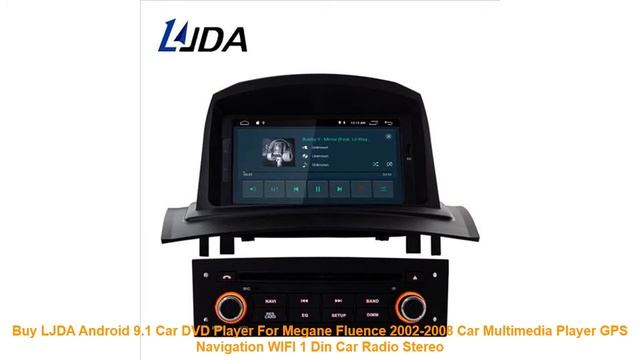 Buy LJDA Android 9.1 Car DVD Player For Megane Fluence 2002-2008 Car M смотреть онлайн
