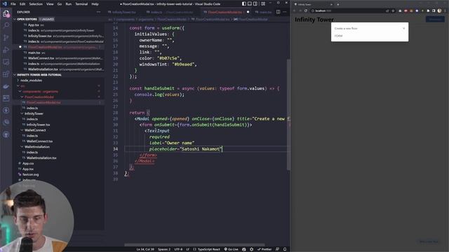 How to build a Dapp - Interacting with a smart contract using React and Ethers / useDApp смотреть онлайн
