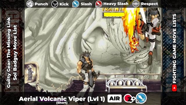 SOL BADGUY MOVE LIST - Guilty Gear: The Missing Link смотреть онлайн