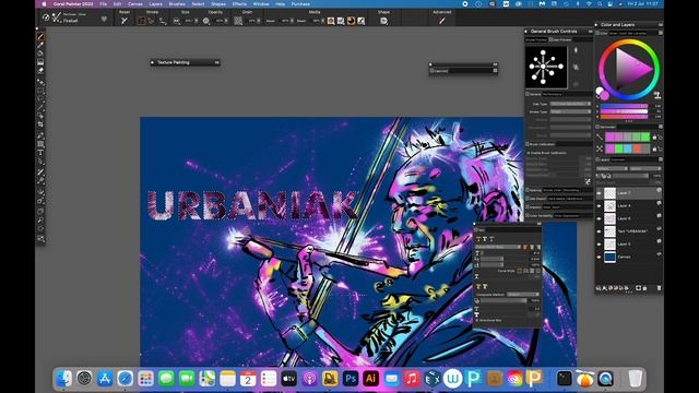 Corel Painter 2022. Создаем портрет для соцсетей. смотреть онлайн