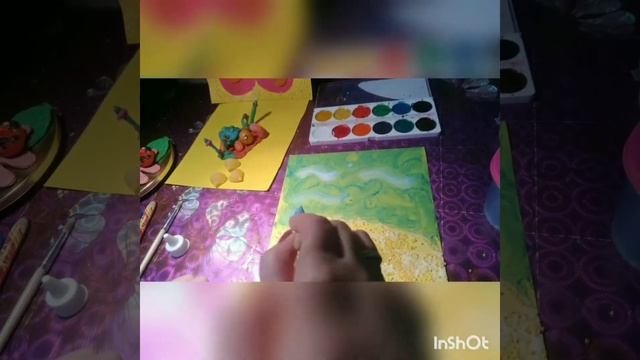 Аппликация ,,Морской берег для черепахи,, смотреть онлайн