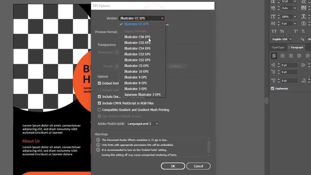 How to save EPS 10 file in ILLUSTRATOR смотреть онлайн
