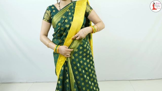 Pleats Making Trick Very Easy Steps | Silk Saree Draping Tutorial For Beginners Full Guide