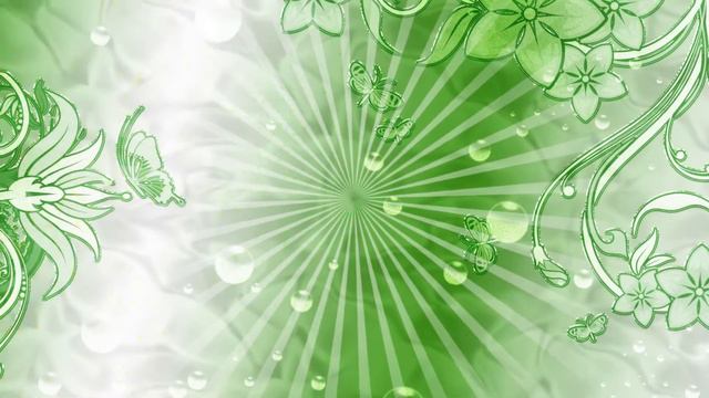 Фон для видеомонтажа Green Whirl HD Video Background смотреть онлайн