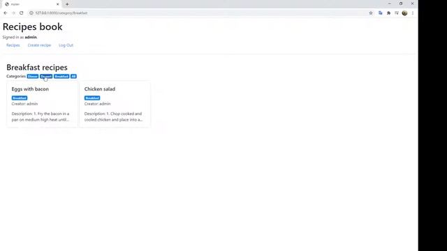 My project 5 - Mealplan - recipe maker (CS50’s Web Programming with Python and JavaScript) смотреть онлайн