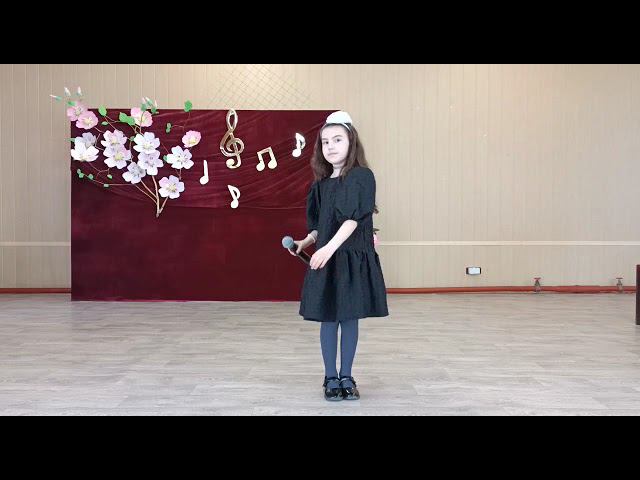 Недодаева София "Веселая песенка", музыка Е. Молчанова, слова А. Ермолова. смотреть онлайн