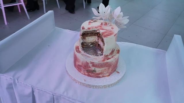 Осенний свадебный торт без мастики смотреть онлайн