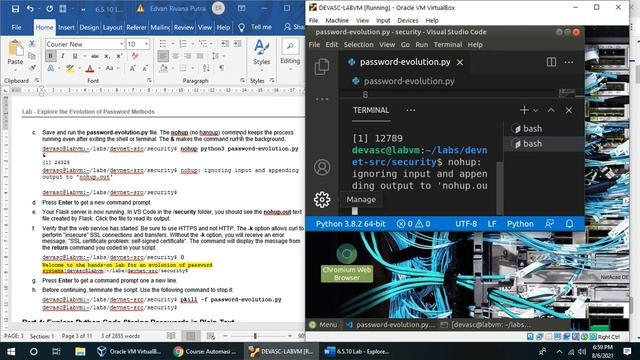 Tutorial DevNet - 6.5.10 Lab - Explore the Evolution of Password Methods смотреть онлайн