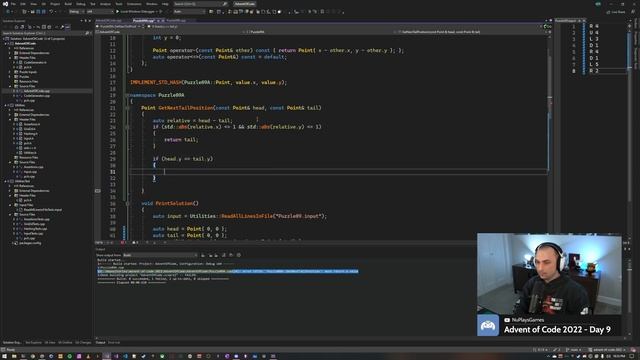 Advent of Code 2022 - Day 9 - Rope Bridge смотреть онлайн