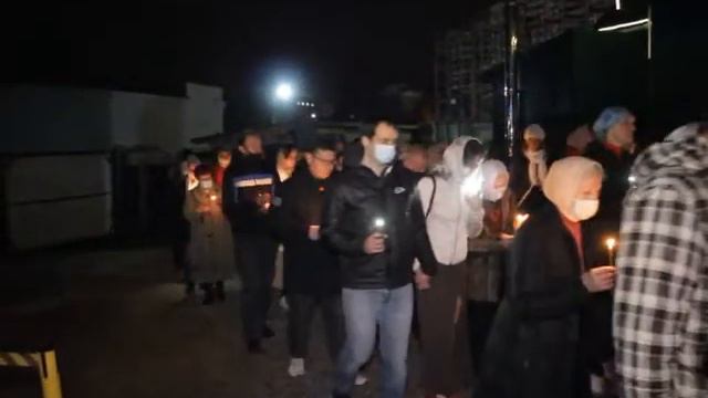 2021 05 01 Крестный ход в Пасхальную ночь смотреть онлайн