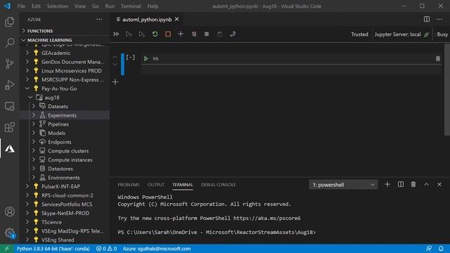 Introducing the Azure ML SDK смотреть онлайн