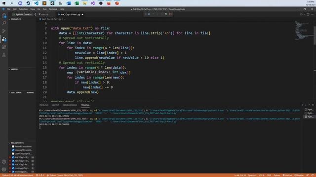 Python Solution for 2021 Advent of Code - Day 15 - Part 2 - Chiton смотреть онлайн
