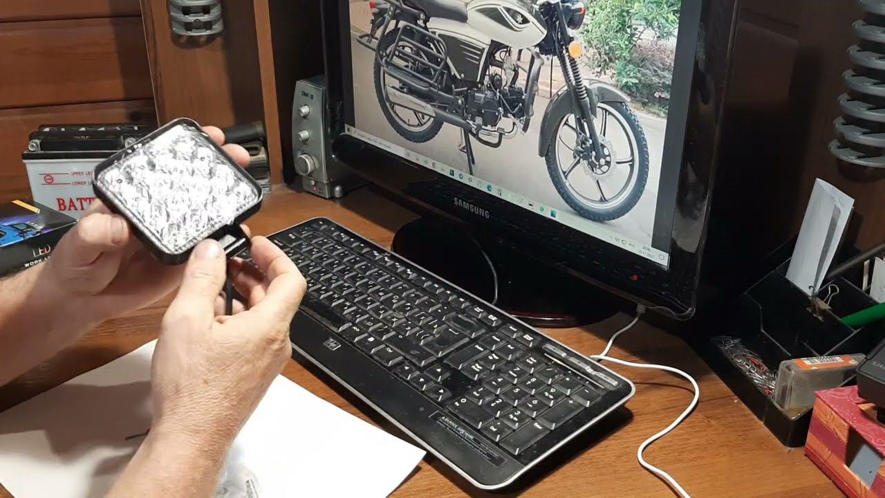 Светодиодные ходовые огни на мопед Альфа. смотреть онлайн