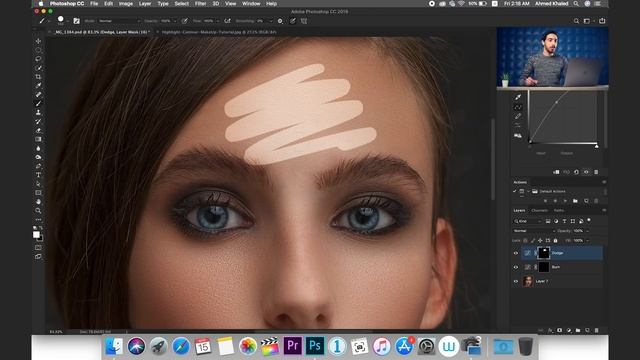 أسهل و أسرع طريقة لعمل Dodge and Burn على فوتوشوب ! смотреть онлайн