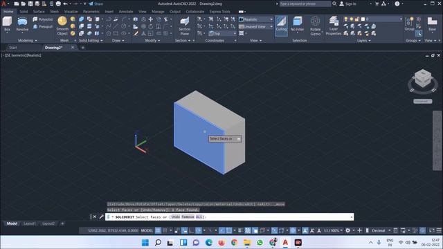 Autocad Tutorial 2022: 42.Taper face ,Move face,Copy Face смотреть онлайн