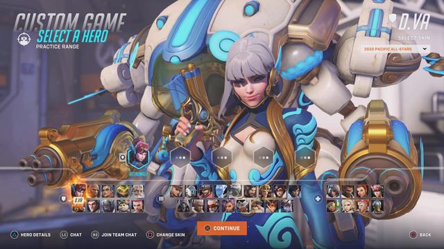 Overwatch 2 DVA Character Selection смотреть онлайн