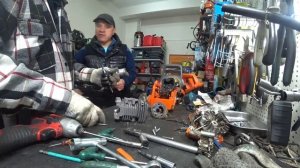 Замена поршневой Хускварна 236 она же 240