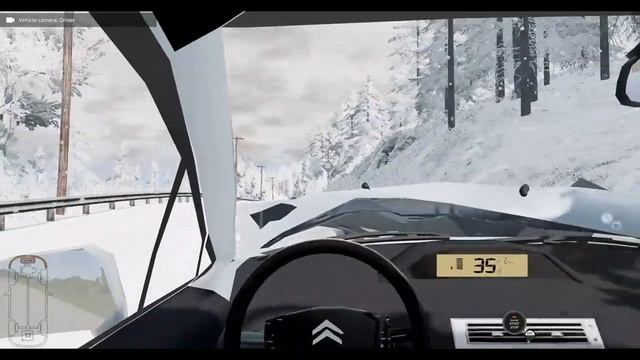 BeamNG.drive - Citroen winter driving смотреть онлайн