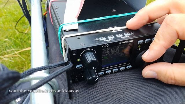 Xiegu G90 + dipole радиосвязь из парка // 9 июня 2021 года смотреть онлайн