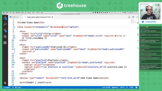 Treehouse LiveCoding: ASP.NET Core and Angular (week 4) смотреть онлайн