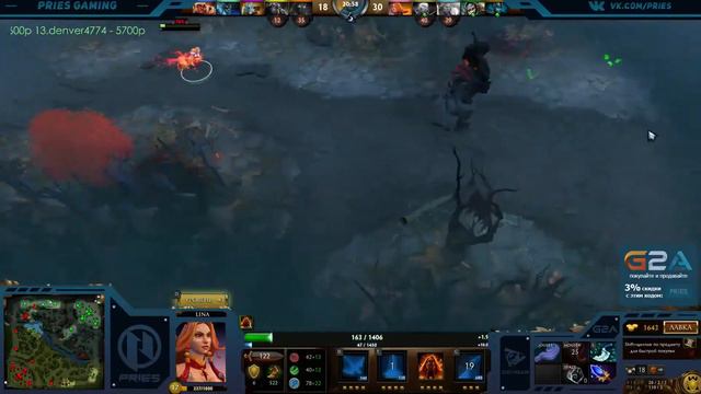 Dota 2 - Stray228 Стрим на герое Lina Inverse [9.02.2016] смотреть онлайн